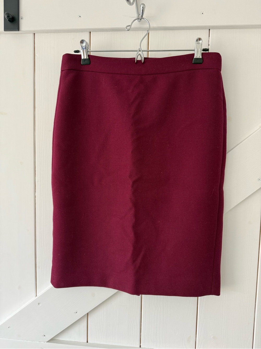 J. Crew no. 2 pencil skirt Burgundy size 4